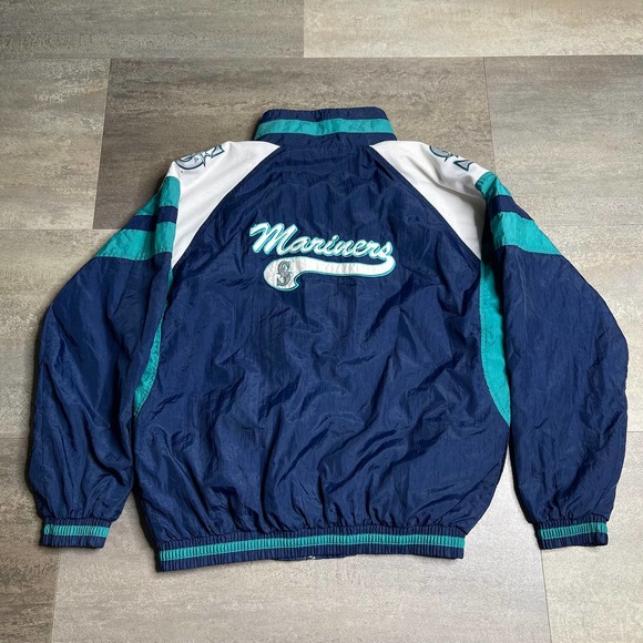 SOLD Mighty Mac VTG Mariners Windbreaker Small - Picture 2 of 4